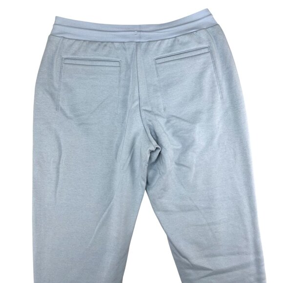 Athleta Womens Apres Ski Down Quilted Jogger Pants Heron Blue Drawstring 12P - Picture 7 of 16